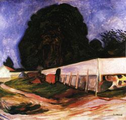 Edvard Munch Summer Night at Aasgaardstrand oil painting image